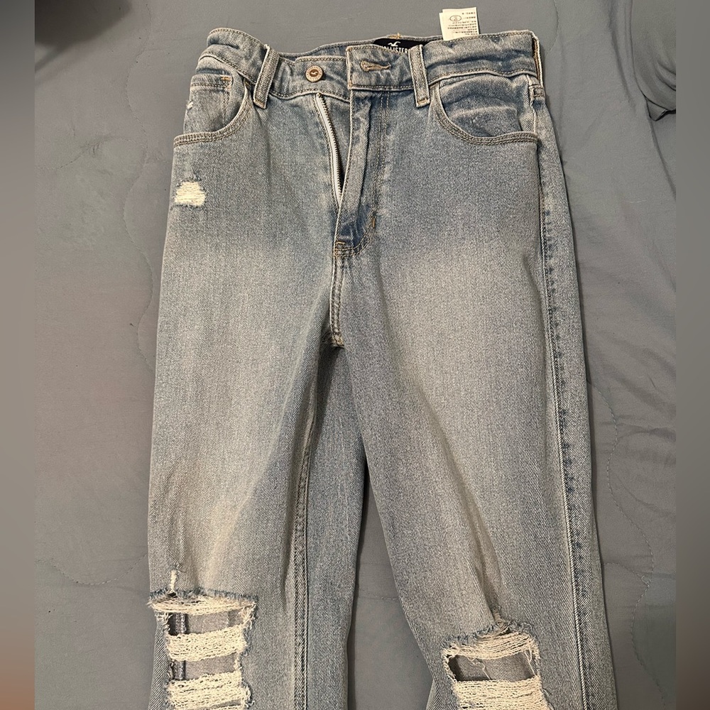 Hollister pants/ ultra high rise 90’s vintage straight